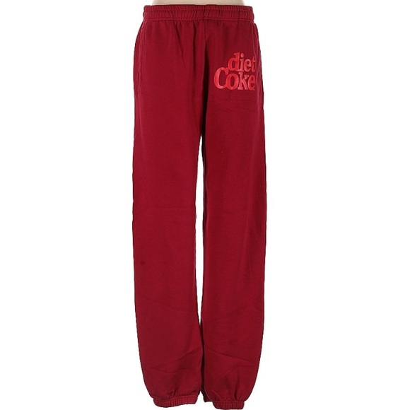 Blogger’s fave Stoney Clover Lane Diet Coke red sweatpants jogger pants - Picture 2 of 16